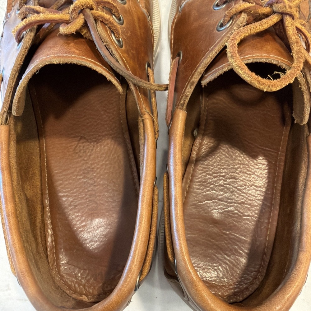 Quoddy Head Boat Shoe Whiskey 11D $249 Retail - Picture 13 of 16